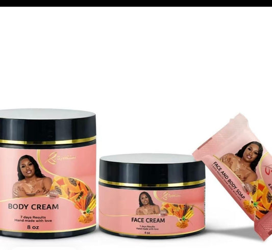 Byenwa  Papaya Face & Body Care 3-Piece set