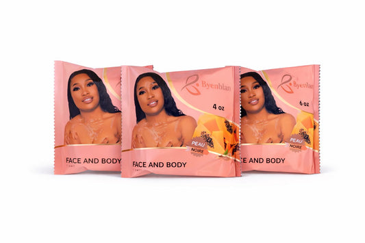 Byennwa Face & Body Soap - Peau Noire (3-Bars pack)